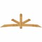 Ekena Millwork Alberta Rough Sawn Timber Gable Bracket, Western Red Cedar, 108"W x 36"H x 6"D x 6"F, 8/12 Pitch GBW108X36X0606ALB00RWR - alternate 1